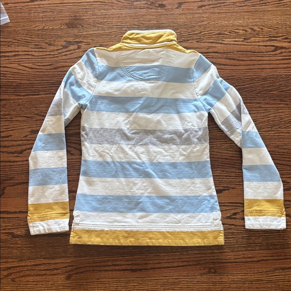 Joules Saunton Funnel Neck Rugby Stripe Pullover, Size 2 - Picture 7 of 7